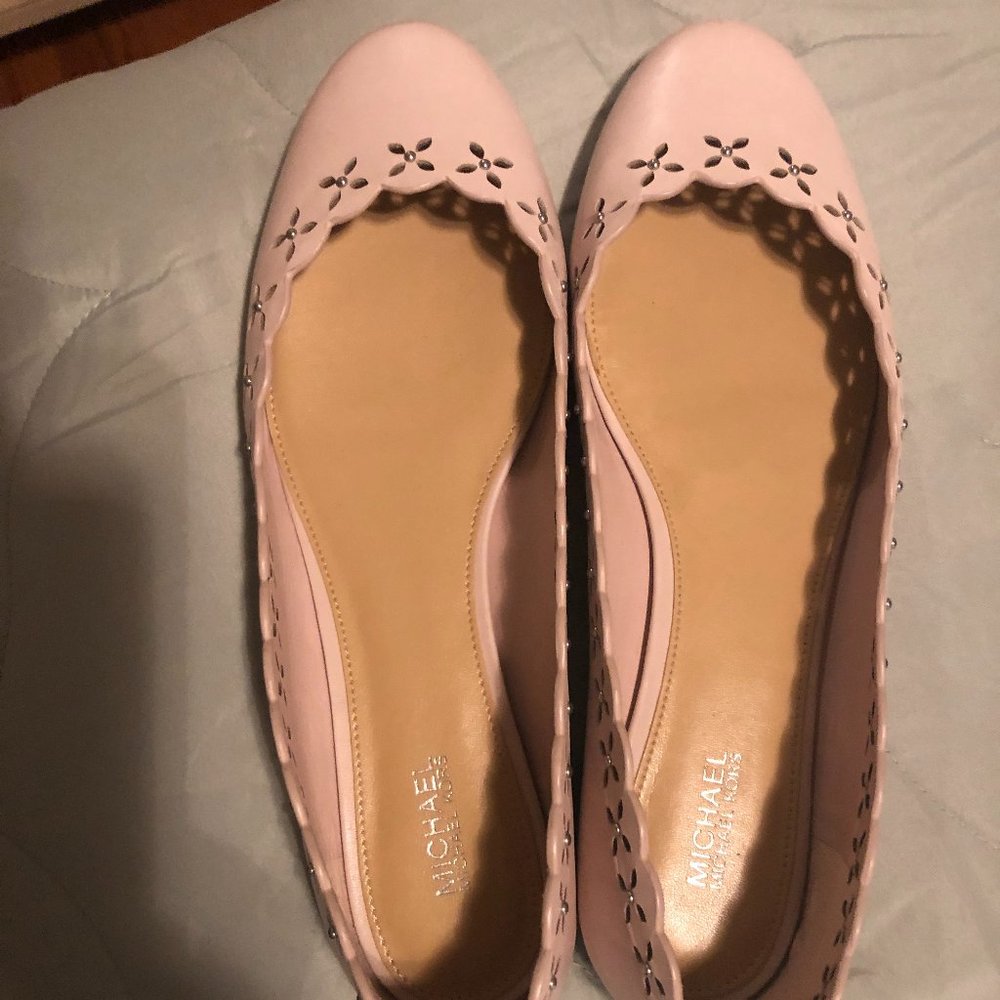 Michael Kors Thalia ballet flat 8 soft pink
